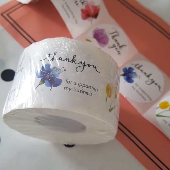 500 pcs 1.5" Thank You Stickers - Picture 12 of 12